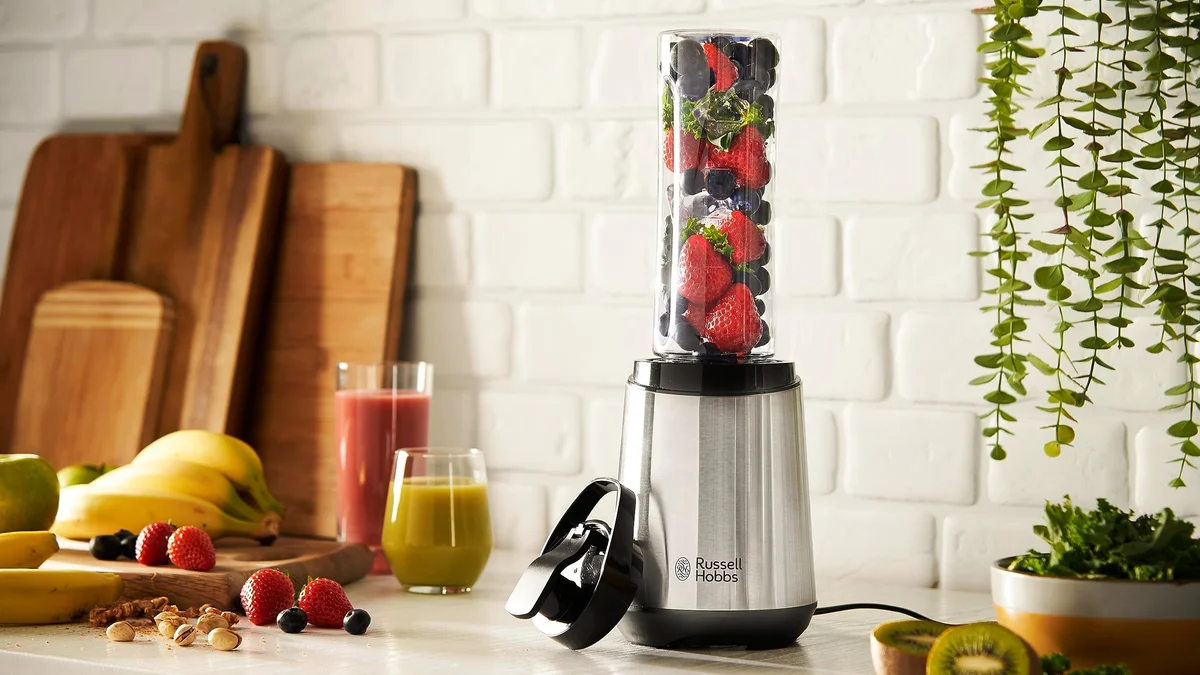 Batidora Russell Hobbs Mix &amp; Go acero