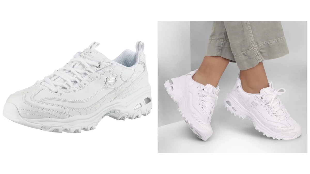 Zapatillas Skechers D'Lites de cuero - 35 a 42