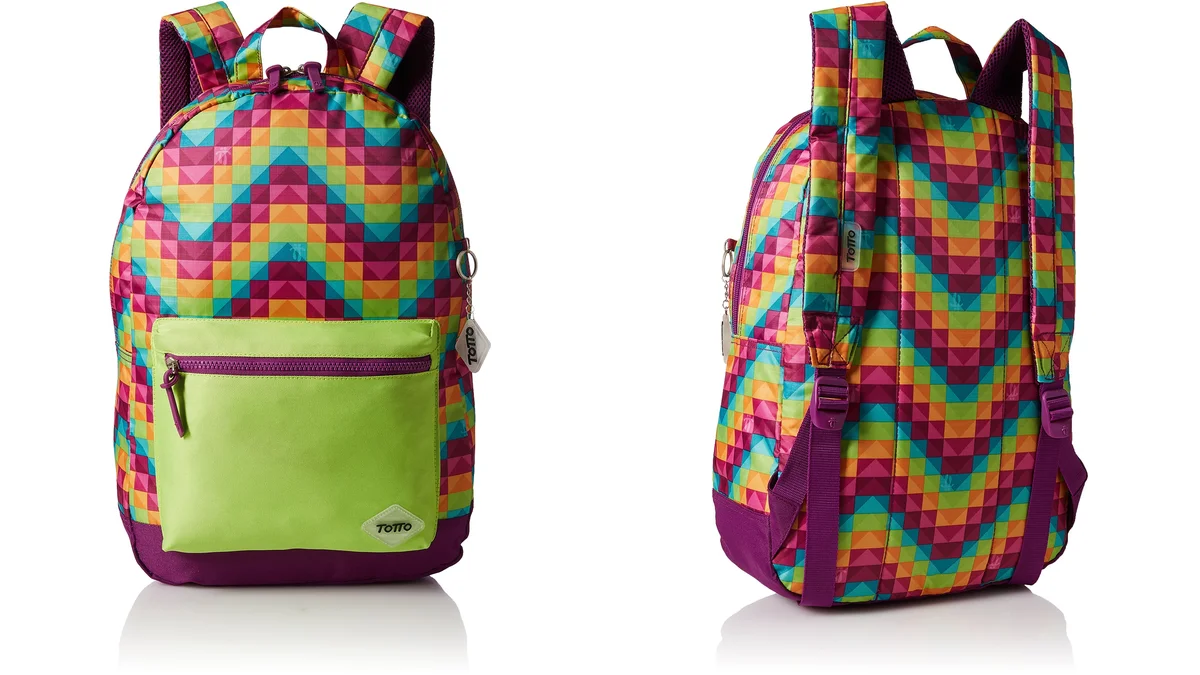 Mochila Totto Vetus con espaldar ergonómico