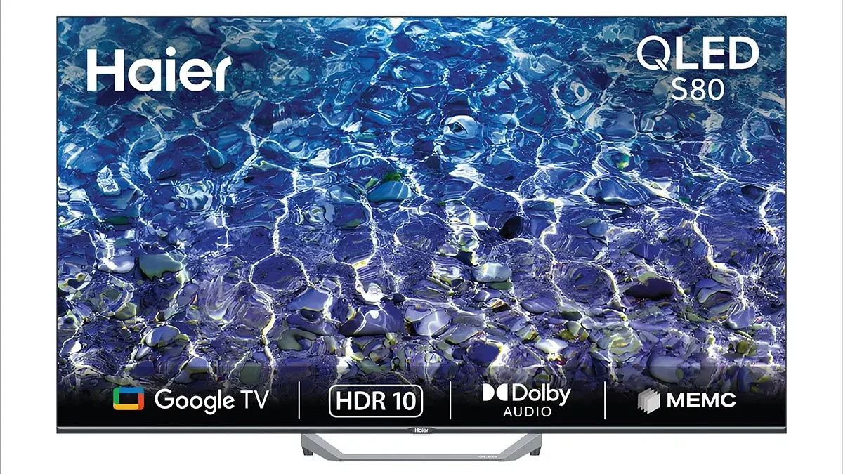 Haier 43" 4K QLED HDR10 con Google TV y 4x HDMI