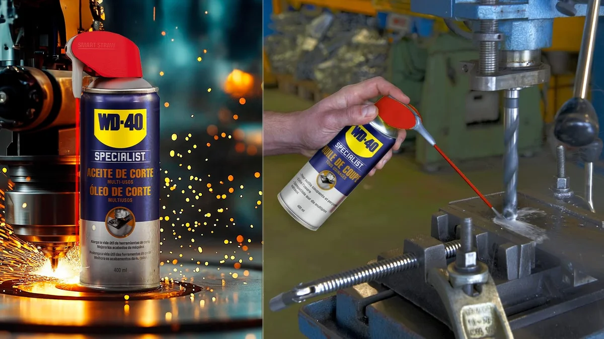 WD-40 400ml aceite de corte que alarga vida de brocas y más