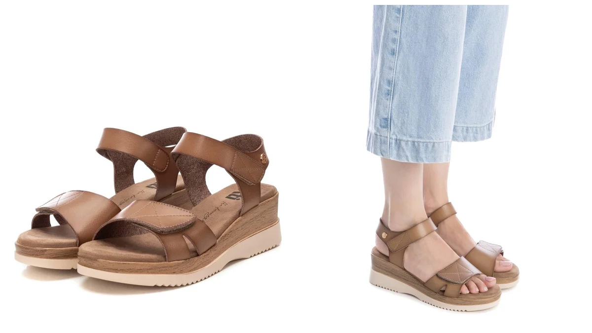 Sandalia XTI para mujer con cuña