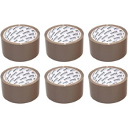 6 rollos de cinta de embalar 