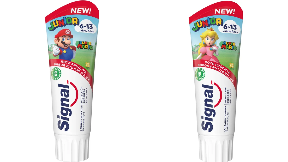 Pasta de dientes Signal niños 75ml sin menta - sabor frutos rojos