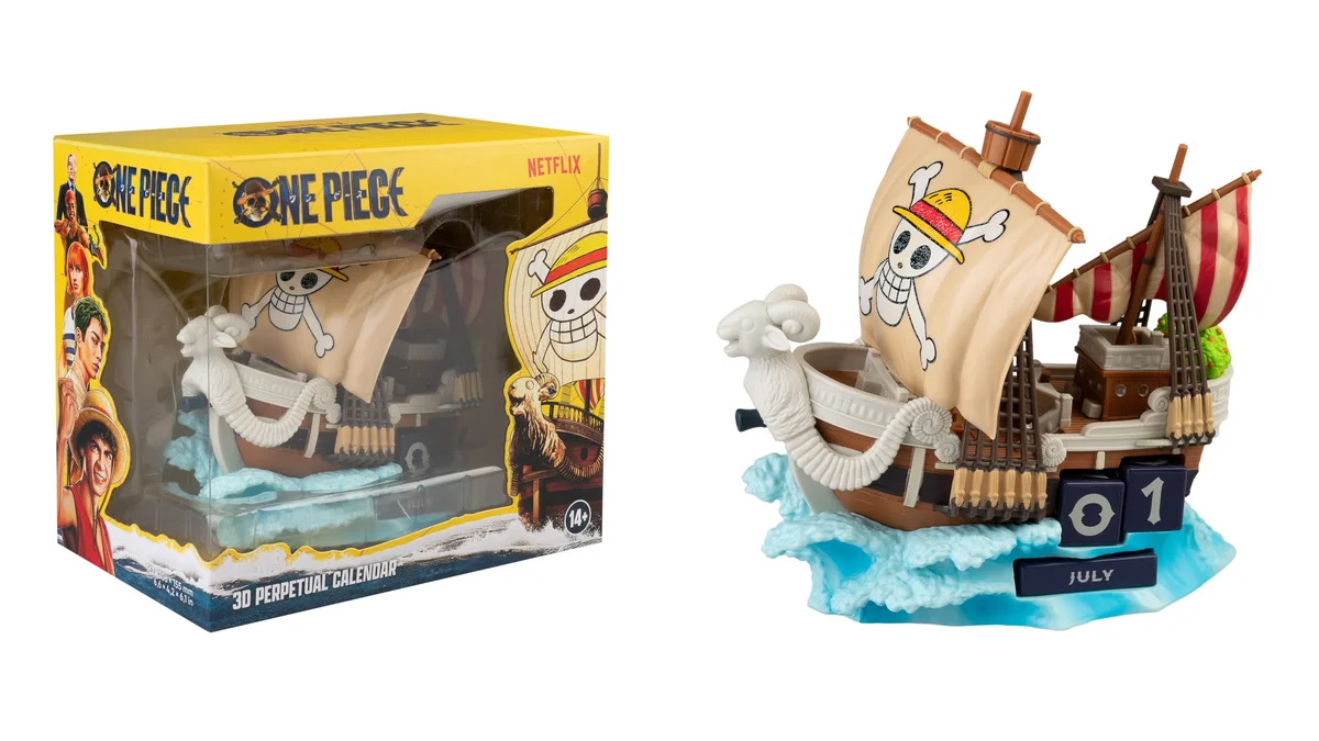Calendario Perpetuo One Piece 3D