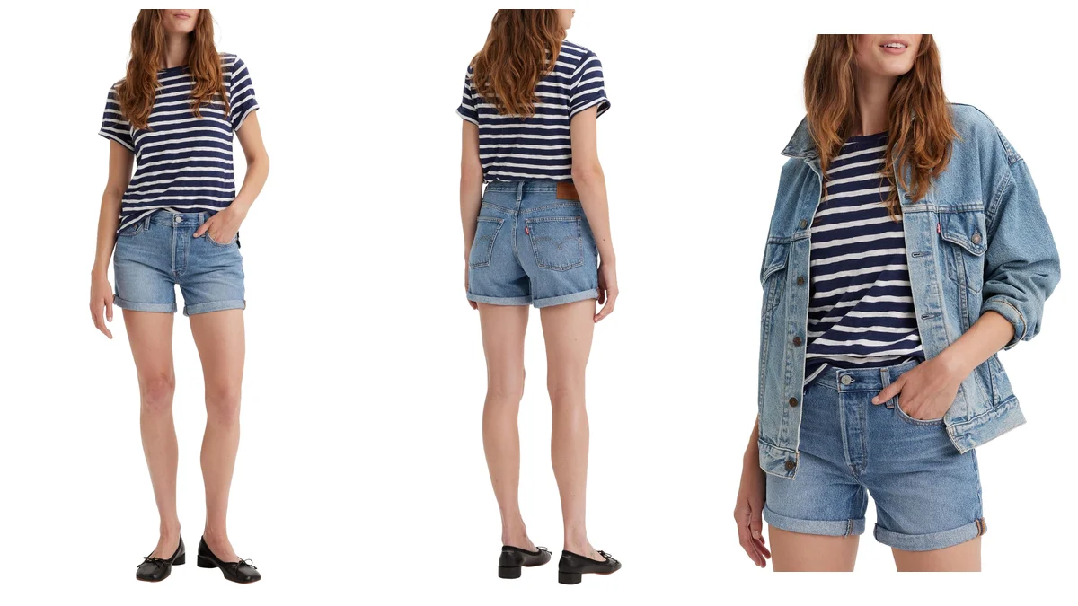 Levi's 501 - Pantalones cortos vaqueros mujer