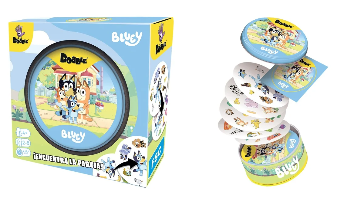 Dobble Bluey - Juego de cartas