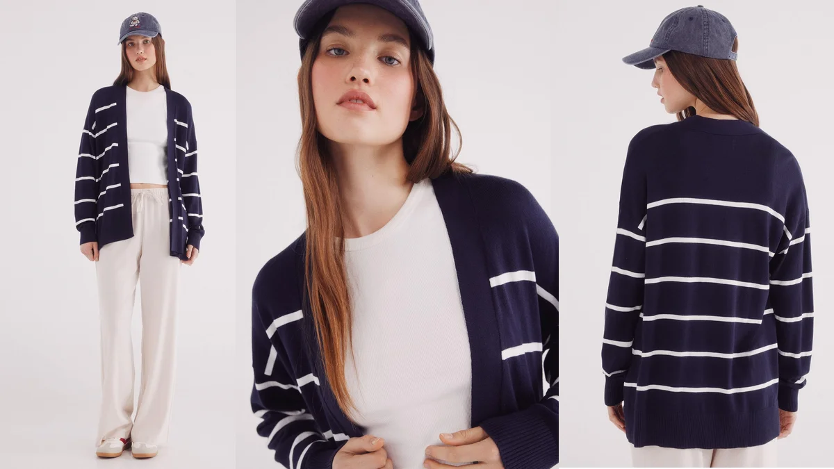 Cardigan Springfield largo para mujer