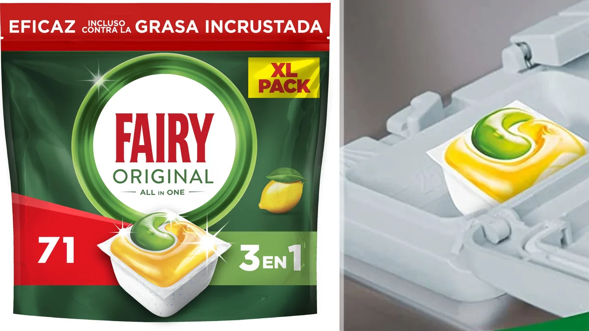 Pack 71 cápsulas Fairy para lavavajillas