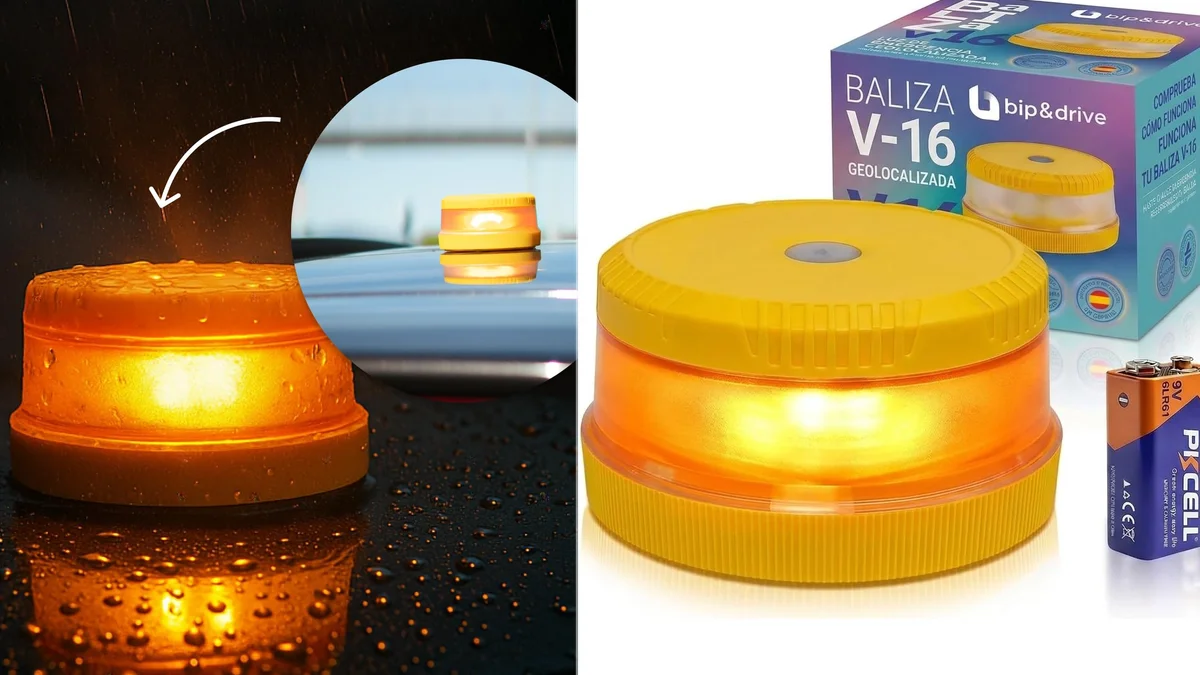 Baliza V16 homologada DGT con geolocalización - IDIADA PC25030245