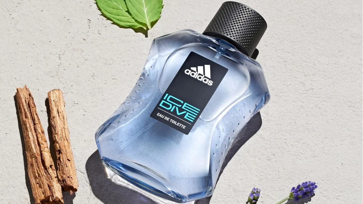 Colonia Adidas Ice Dive 100ml (menta, sándalo y lavanda)
