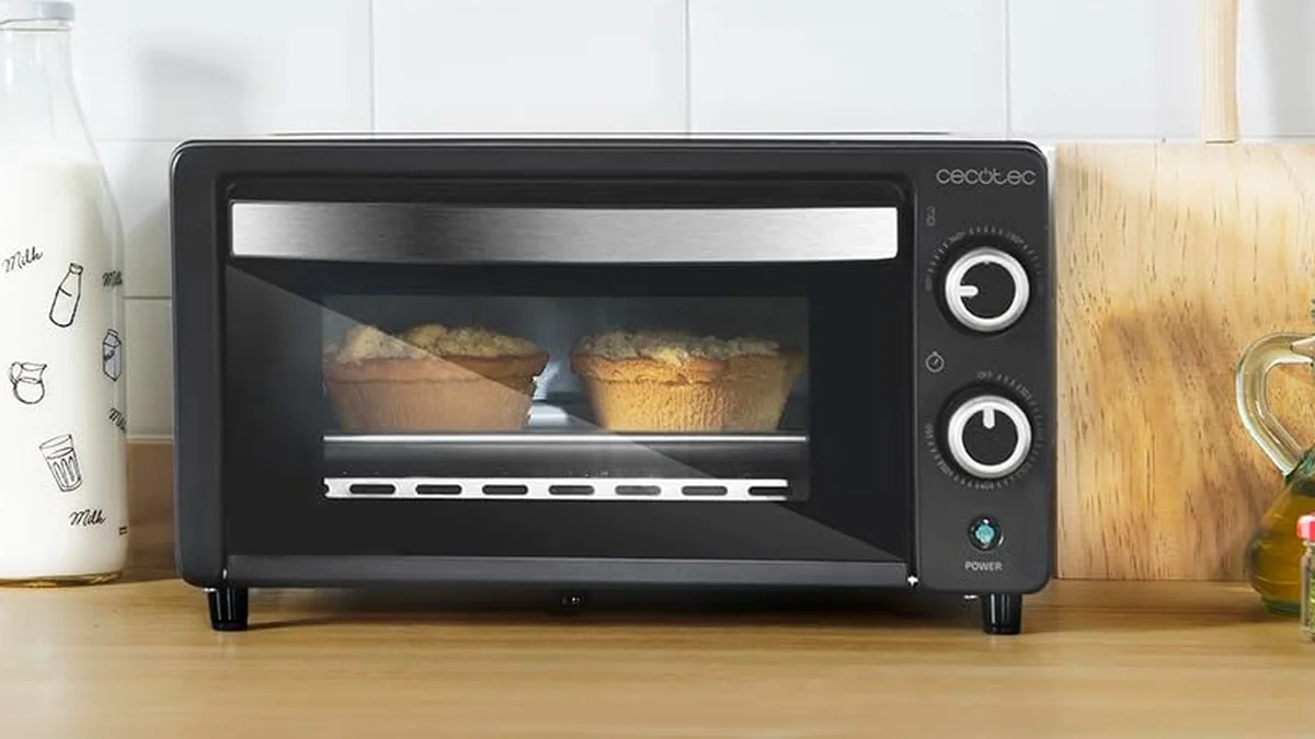 Horno Compacto Cecotec 10L - 1000W - temporizador - hasta 230ºC