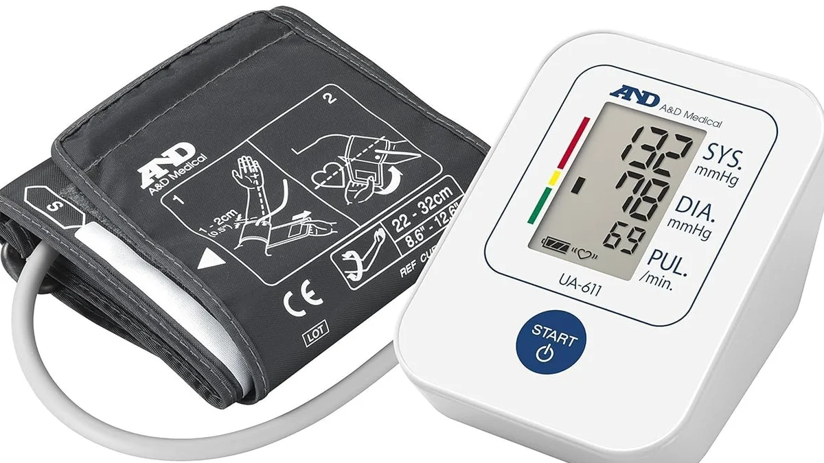 Tensiómetro con precisión validada clínicamente - 30 memorias - A&amp;D UA-611