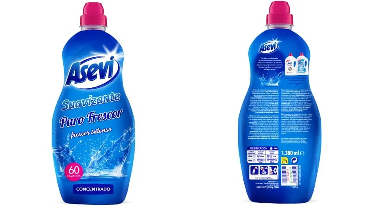 60 dosis de suavizante Asevi Puro Frescor