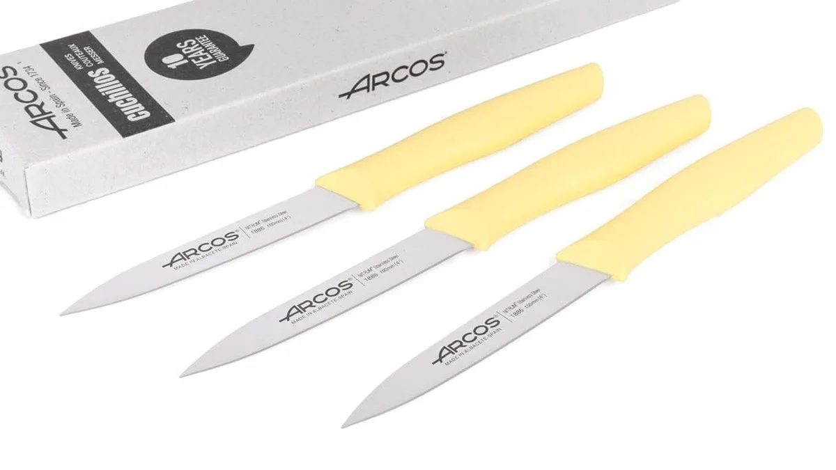 3 cuchillos Arcos con hoja de 10cm - 10 años de garantía