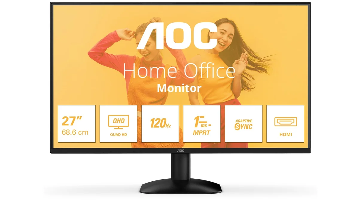 Monitor 27" IPS 2560x1440 120HZ AOC