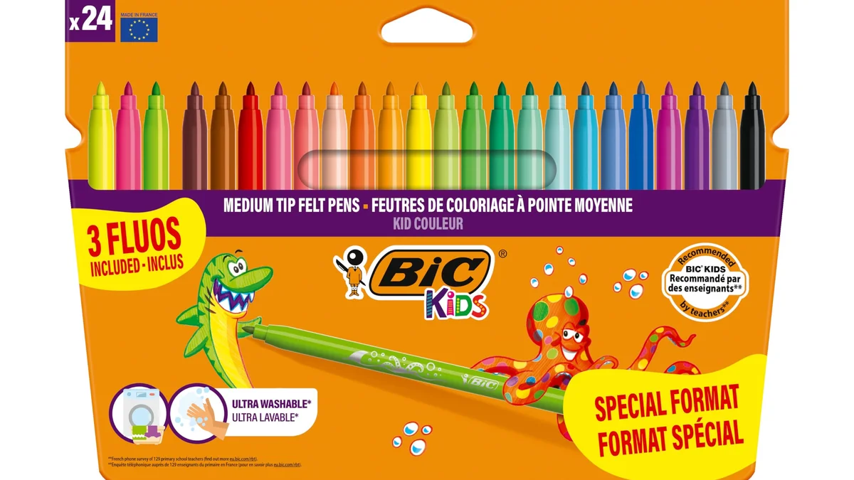 Pack 24 rotuladores BIC KIDS