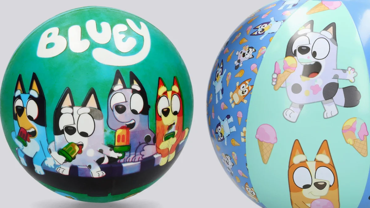 Pelota infantil Bluey recogible en Sprinter