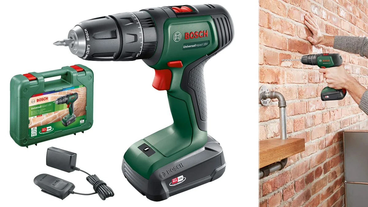 Taladro percutor inalámbrico Bosch - 34Nm