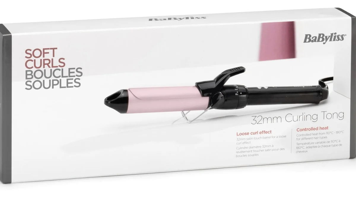 Moldeador Babyliss Pro 180 Sublim' Touch - rizos Ø32 mm - hasta 180ºC