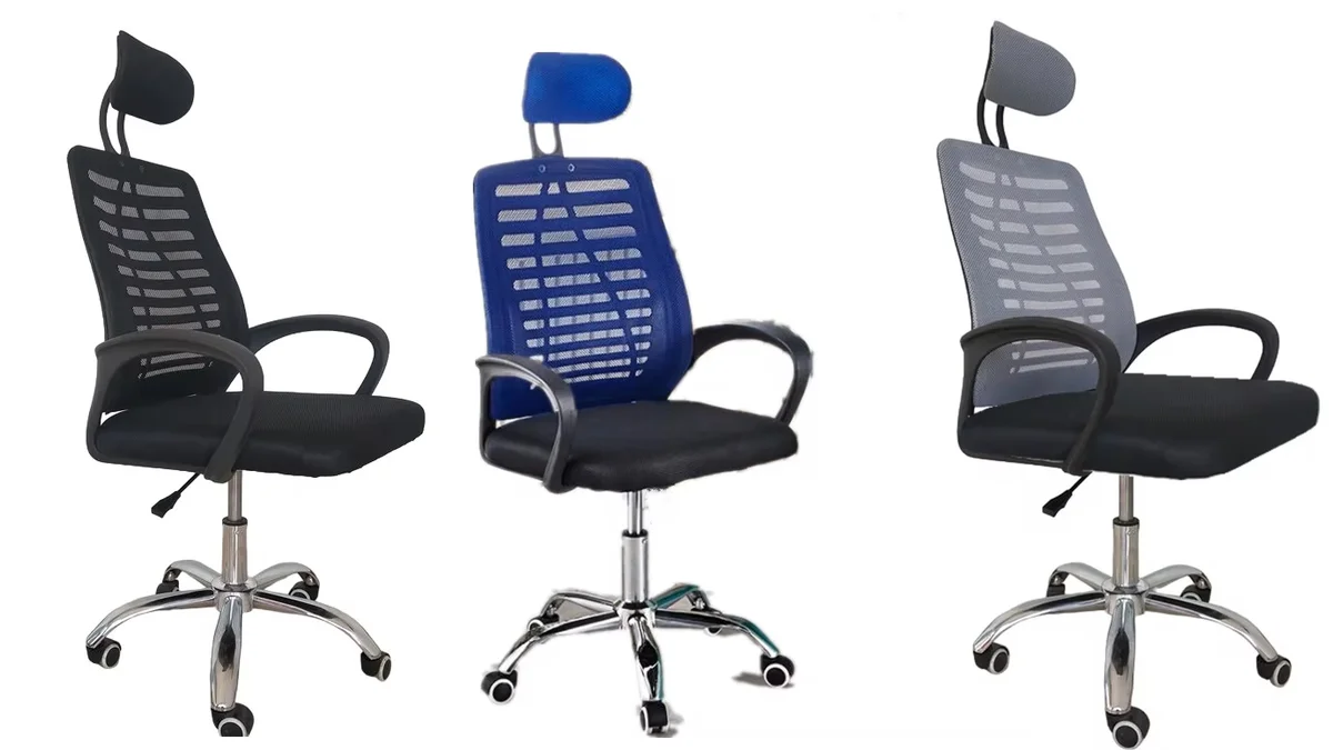 Silla de oficina con reposacabezas