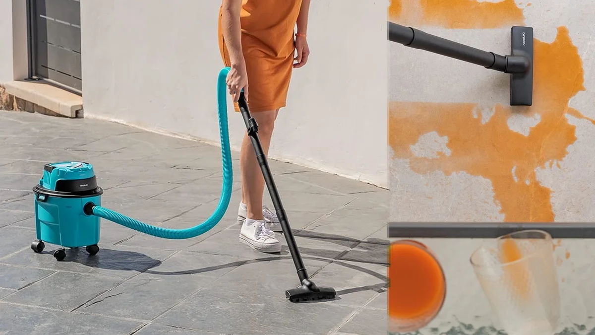 Conga Wet &amp; Dry: aspirador soplador que puede con restos líquidos