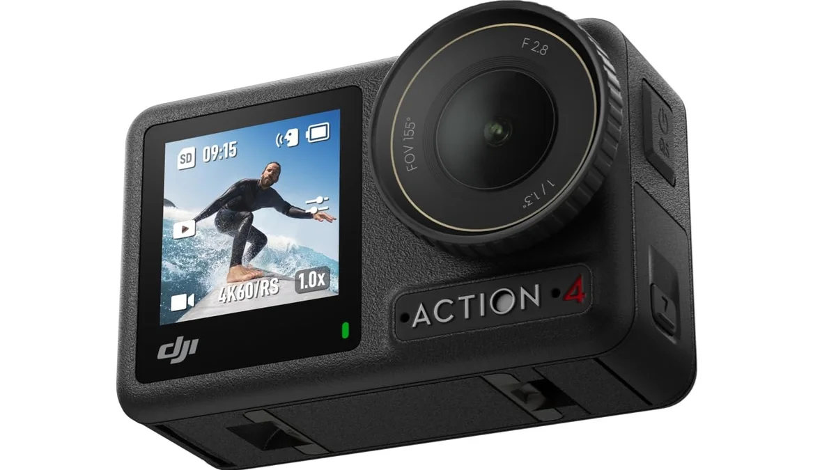 DJI Osmo Action 4 4K 120fps - sumergible + adaptador liberación rápida