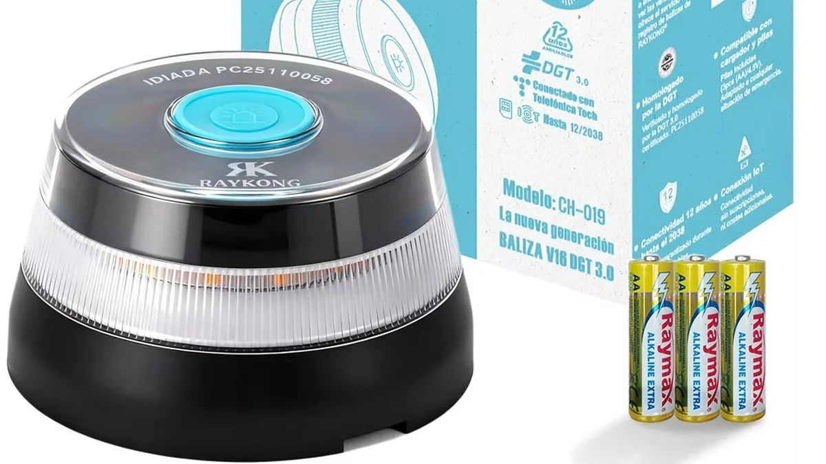 Baliza V16 GPS homologada DGT 3.0 (Idiada PC25110058)