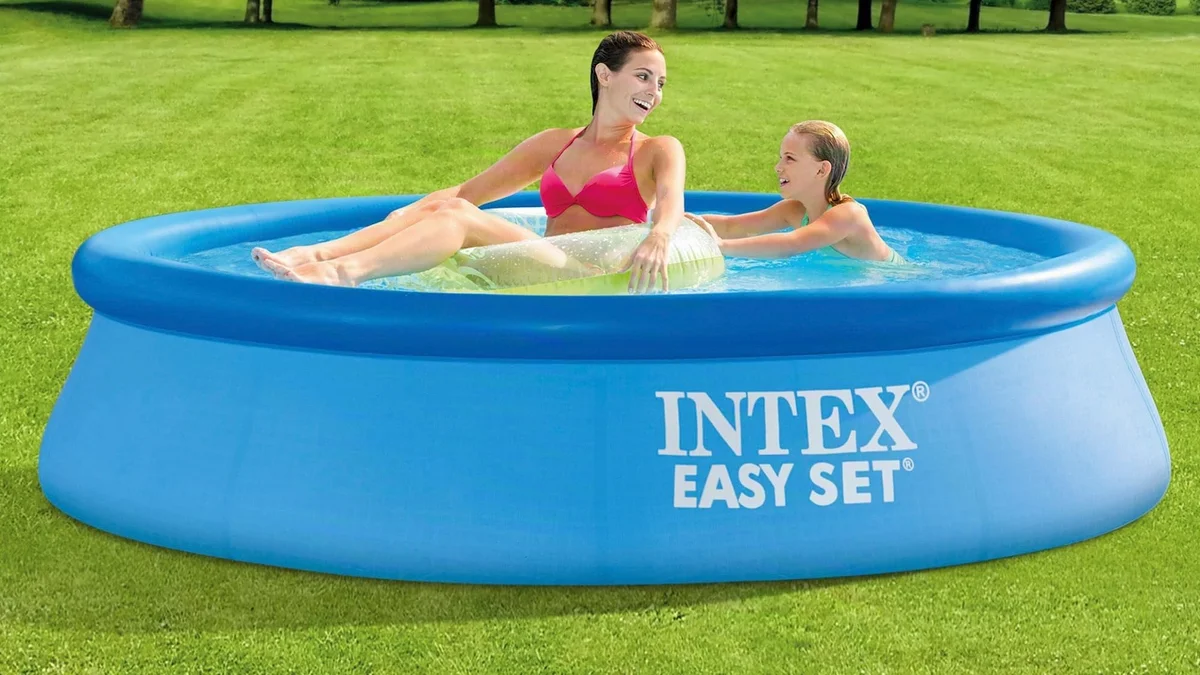 Piscina Intex redonda - Ø244cm x 61cm - 1942L
