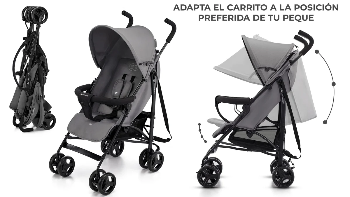 Silla de paseo ligera 6.5kg Kinderkraft Tik - 15kg max.