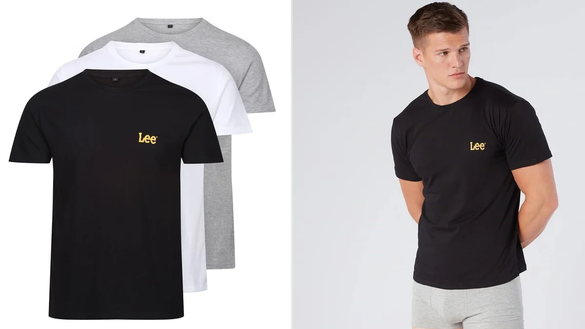 Pack 3 camisetas Lee Larkin para hombre