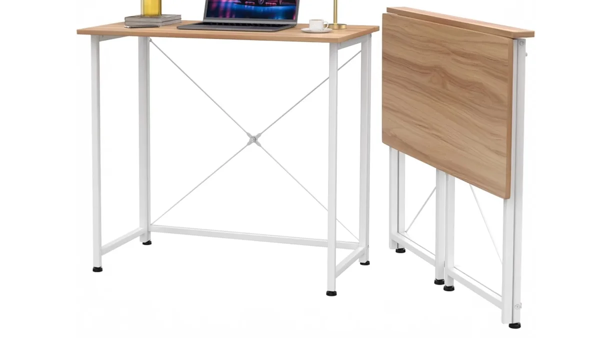 Escritorio plegable estable 80x40x74cm