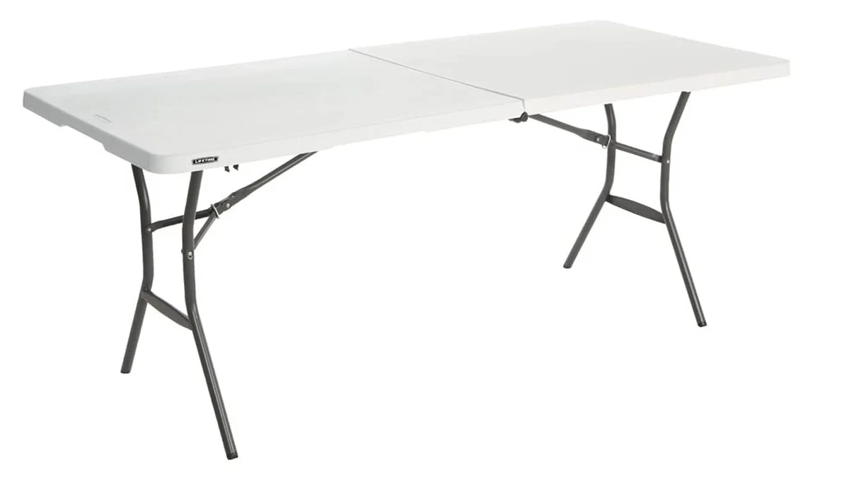 Mesa de catering plegable - 180cm de largo