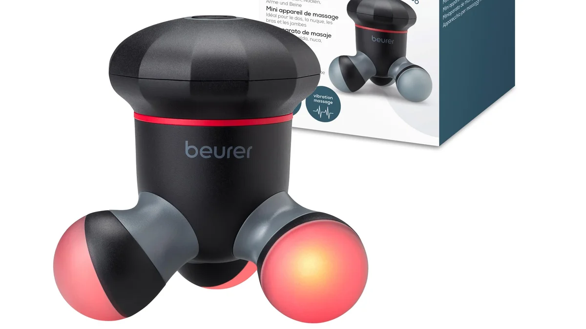 Masajeador Beurer con luz y vibración