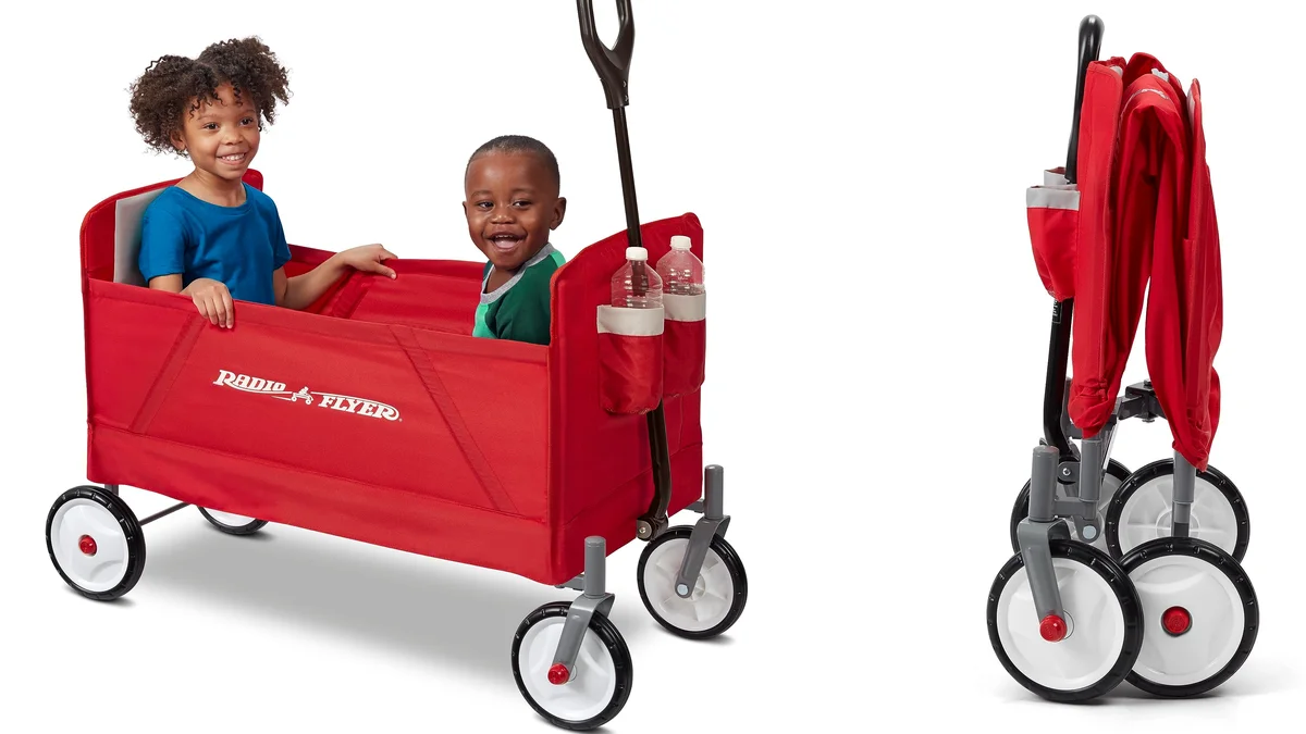 Carro plegable para llevar niños y más hasta 68kg Radio Flyer 3956A