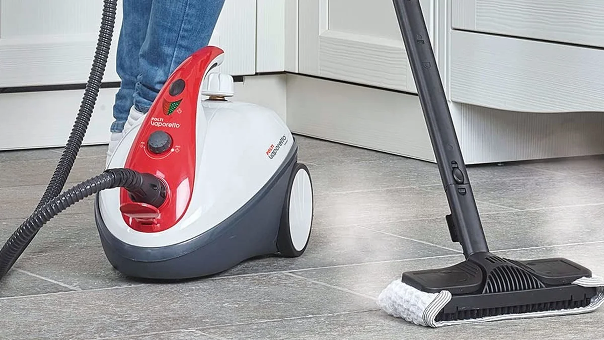 Limpiador a vapor Polti Vaporetto Smart 30 R - 7.5m de alcance