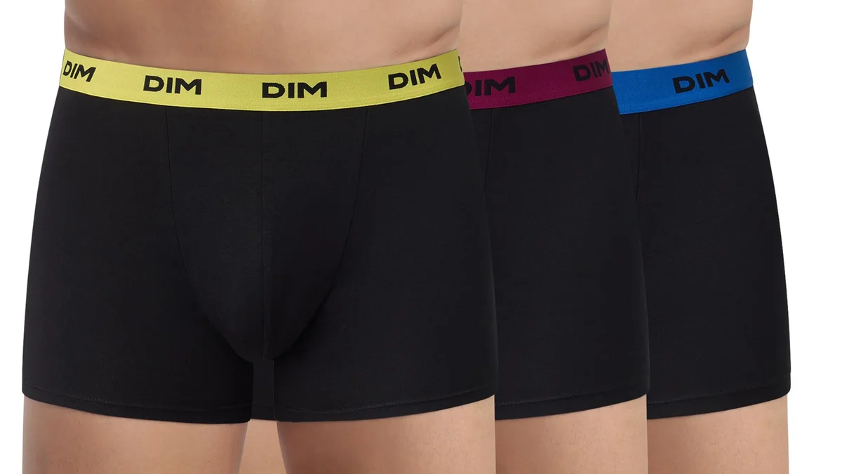 Pack 3 bóxers DIM para hombre de algodón
