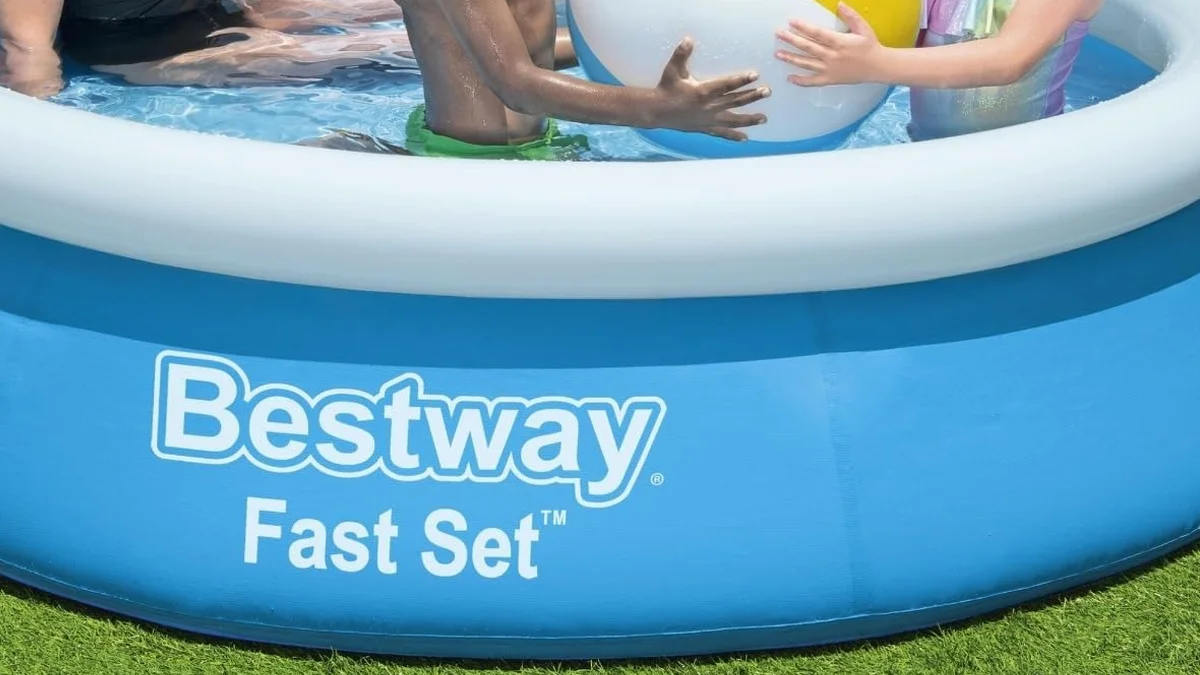 Piscina hinchable mediana 940L - 183cm de diámetro x 51cm de alto