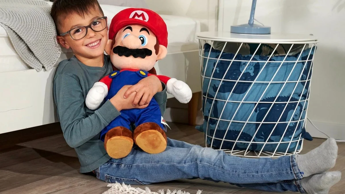 Super Mario peluche gigante 50cm
