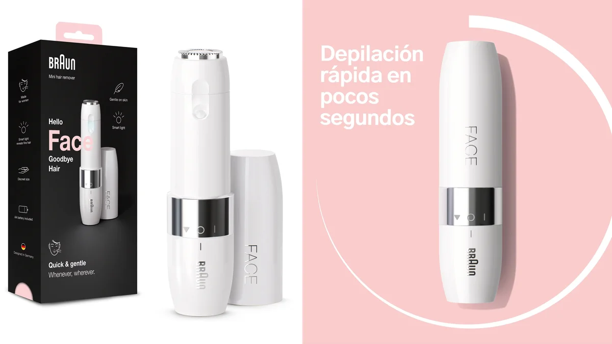 Afeitadora para vello facial Braun FS1000 - corta, no arranca