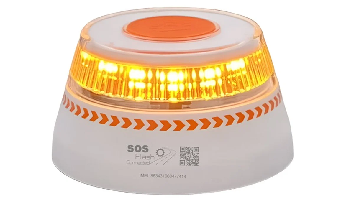 Baliza V16 geolocalizada SOS FLASH con datos hasta 2038