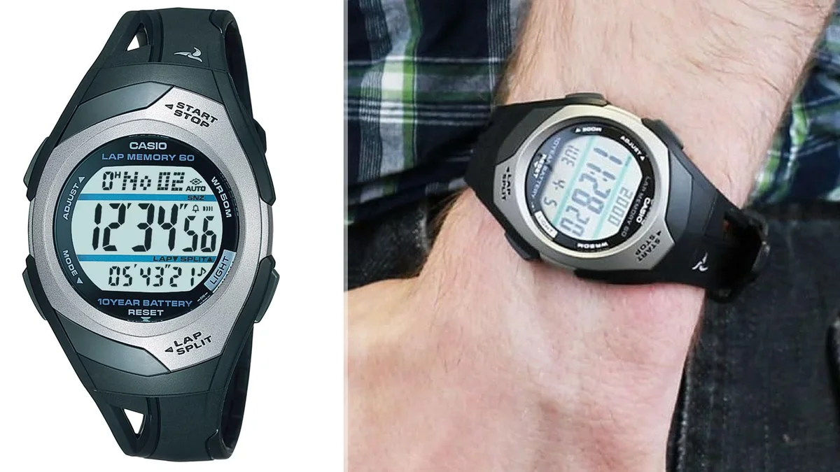 Casio STR-300C - 10 años de pila - crono 60 vueltas - cálculo distancia