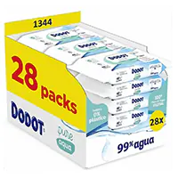 [1344 toallitas] 28 paquetes Dodot Aqua Pure 