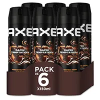Pack 6 desodorantes Axe Dark Temptation de 150ml