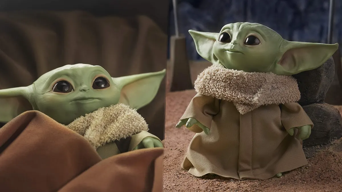 Peluche electrónico Baby Yoda / El Niño Star Wars con sonido