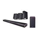 Barra de sonido 4.1 LG SJ4R 420W RMS bluetooth - subwoofer inalámbrico + barra + altavoces traseros 