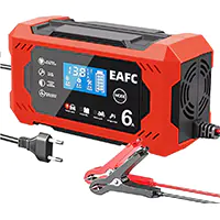 Cargador de baterias de coche / moto - 12V 6A max.