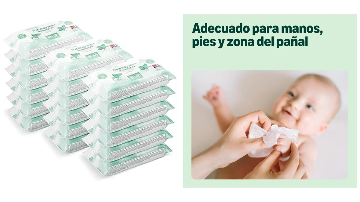 1008 toallitas húmedas con aloe  Amazon - excelentes opiniones