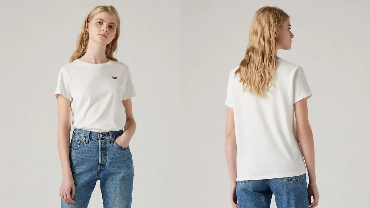 Camiseta Levis de manga corta para mujer