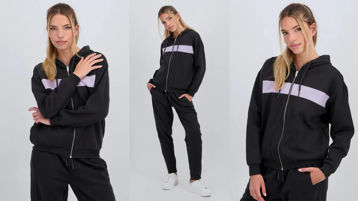 Chándal Sprinter  Silver con capucha para mujer